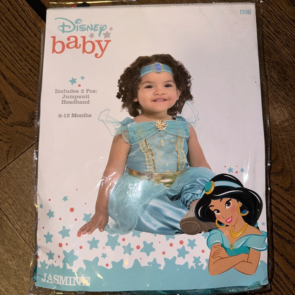 BNIB Disney’s Jasmine from Aladdin Costume 6-12 Mont
